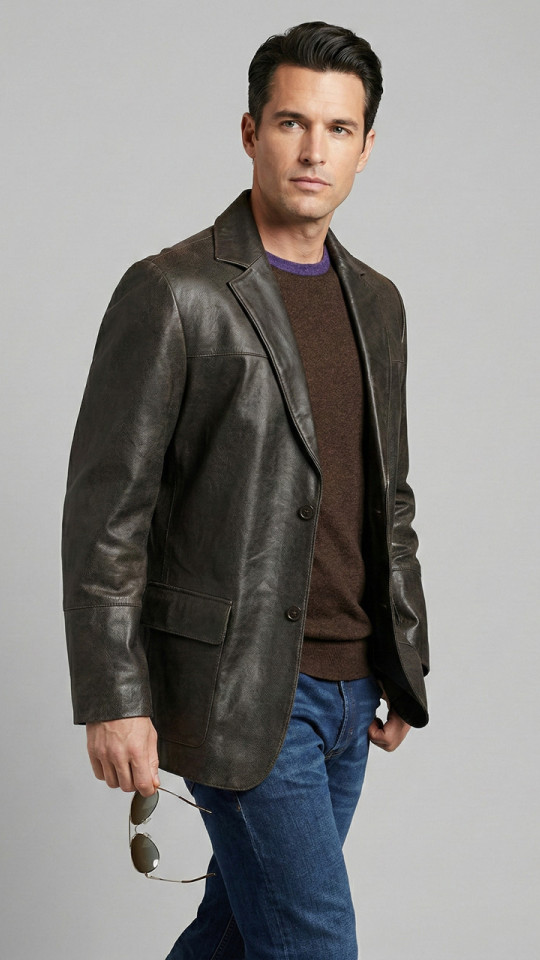 APOLLO by Vorteleather — Men's Leather Blazer