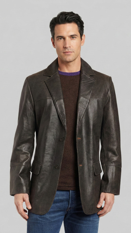 APOLLO by Vorteleather — Men's Leather Blazer