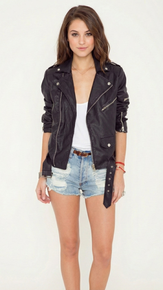 ARIZONA by Vorteleather — Women's Custom Leather Biker Jacket