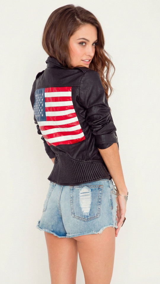 ARIZONA by Vorteleather — Women's Custom Leather Biker Jacket