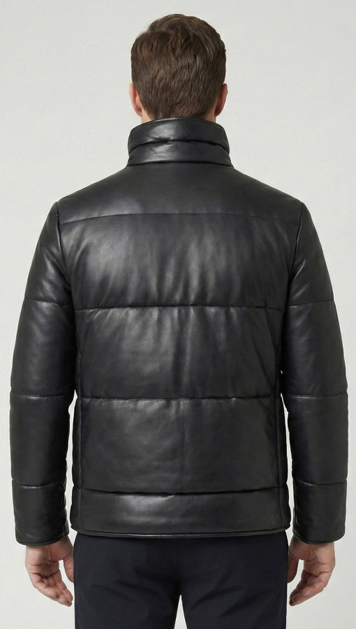 ATTILA by Vorteleather — Men's Leather Puffer Jacket