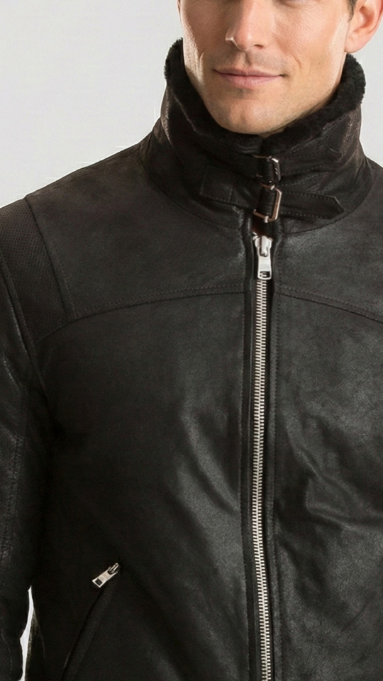 AVIATOR II by Vorteleather — Men's Shearling Jacket