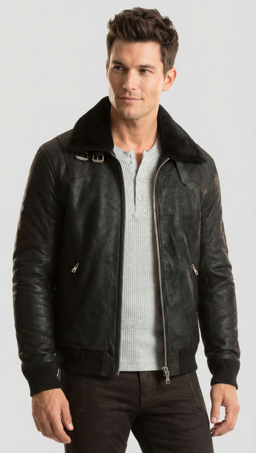 AVIATOR II by Vorteleather — Men's Shearling Jacket