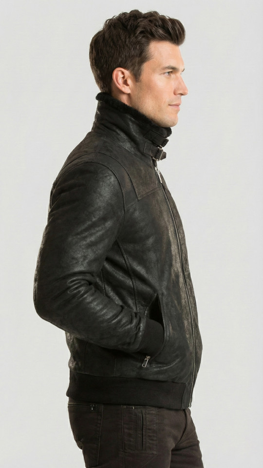 AVIATOR II by Vorteleather — Men's Shearling Jacket