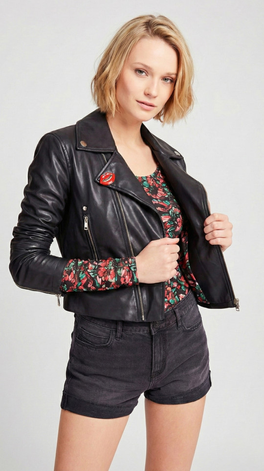 BRIGITTE by Vorteleather — Women's Leather Jacket