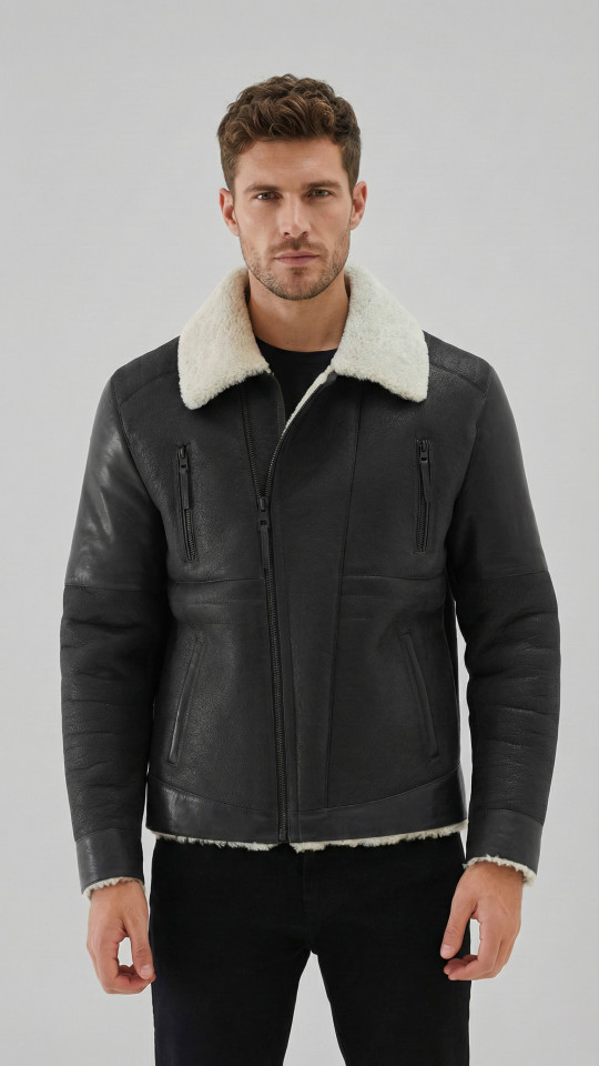 BUMBLEBEE by Vorteleather — Men's Shearling Jacket