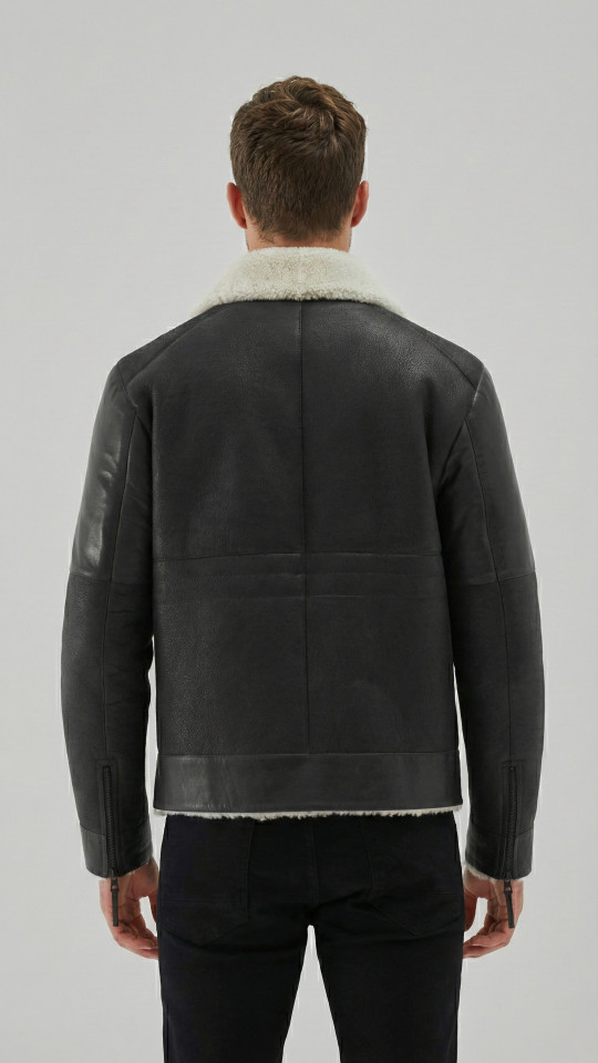 BUMBLEBEE by Vorteleather — Men's Shearling Jacket