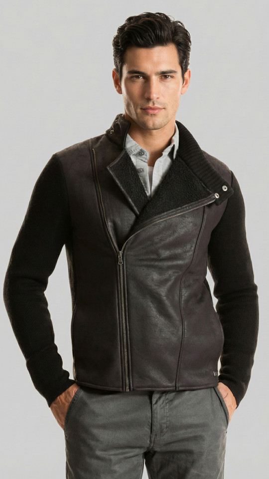 CHALLENGER by Vorteleather — Men's Shearling Jacket