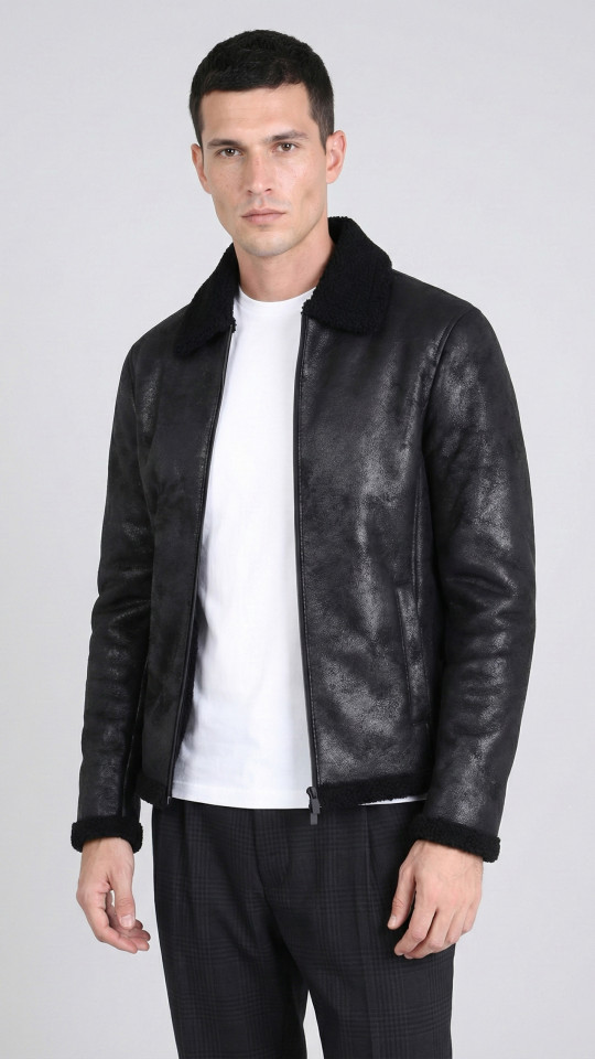 CHARGER by Vorteleather — Men's Shearling Jacket