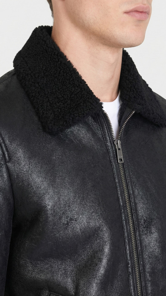 CHARGER by Vorteleather — Men's Shearling Jacket
