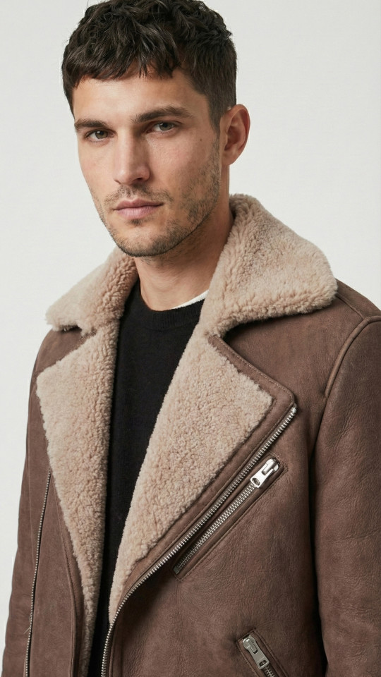 CHIRON by Vorteleather — Men's Shearling Jacket