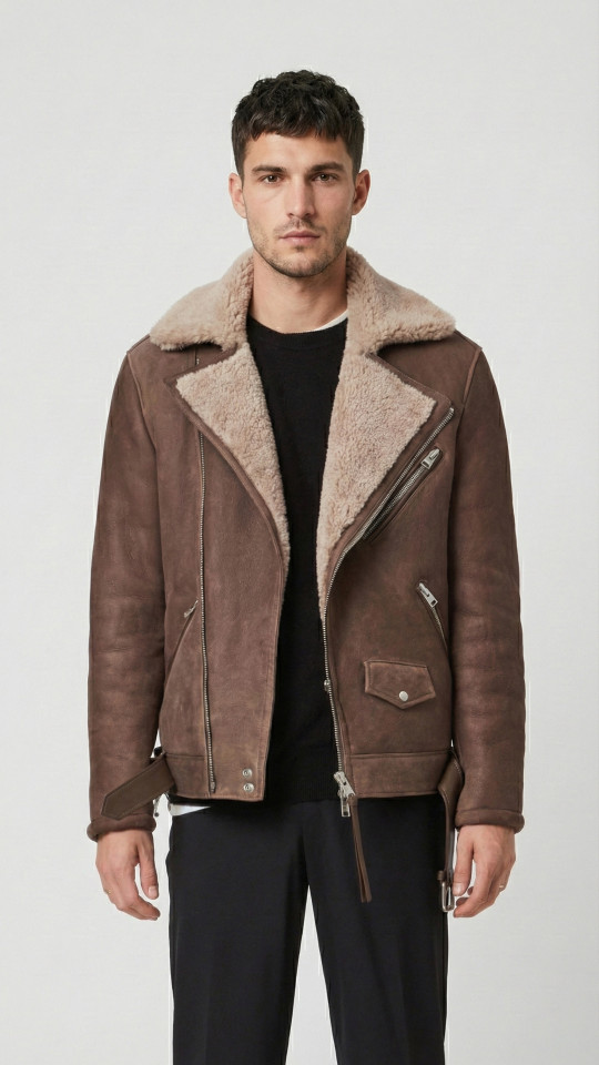 CHIRON by Vorteleather — Men's Shearling Jacket