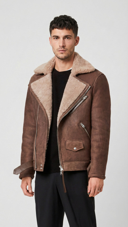 CHIRON by Vorteleather — Men's Shearling Jacket