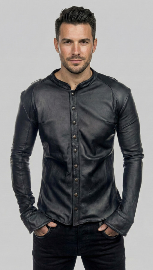 CORDOBA by Vorteleather — Men's Leather Shirt