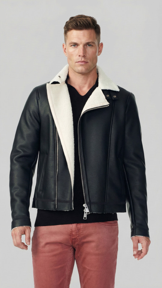 DESPERADO by Vorteleather — Men's Shearling Jacket