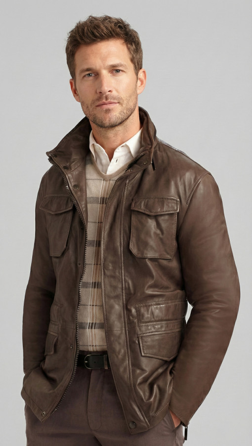 DETROIT by Vorteleather — Men's Leather Jacket