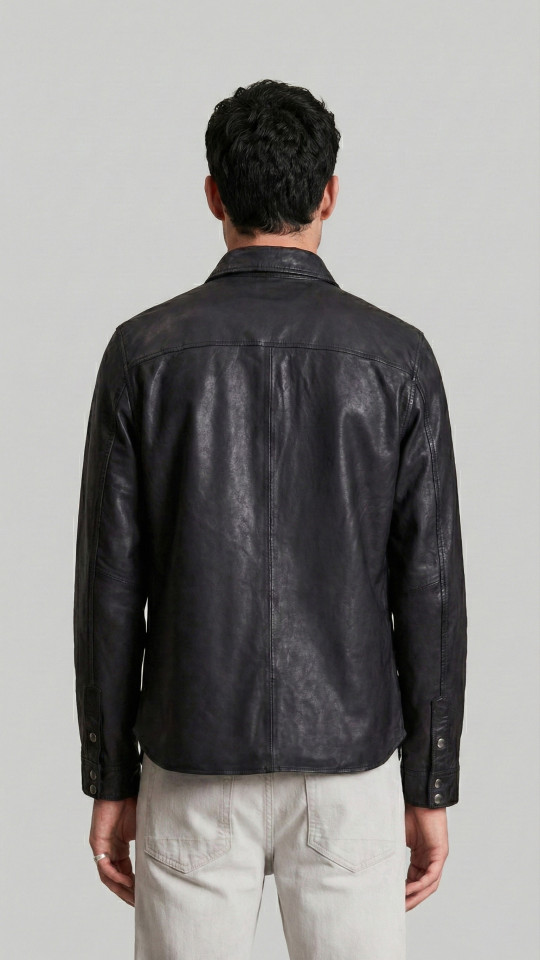 HAXBY by Vorteleather — Men's Leather Shirt