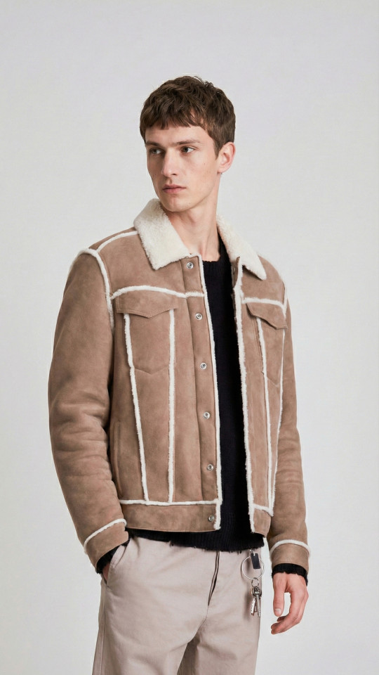 HELICON by Vorteleather — Men's Shearling Jacket