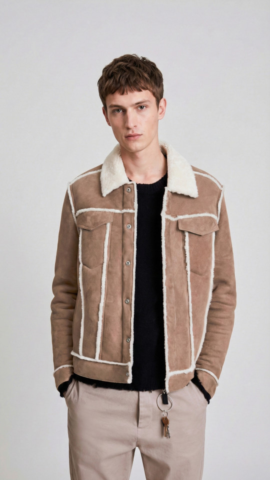 HELICON by Vorteleather — Men's Shearling Jacket