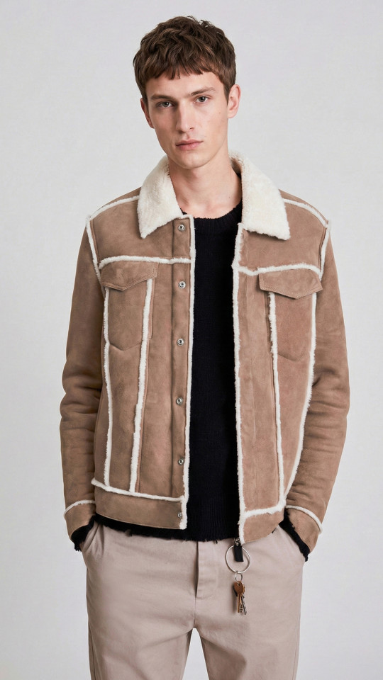 HELICON by Vorteleather — Men's Shearling Jacket