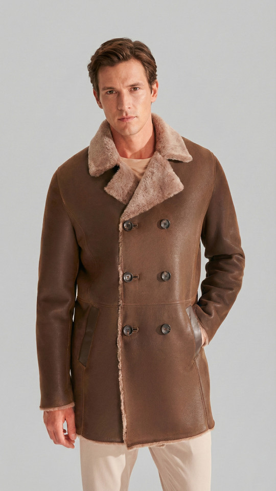 HERMES by Vorteleather — Men's Shearling Coat