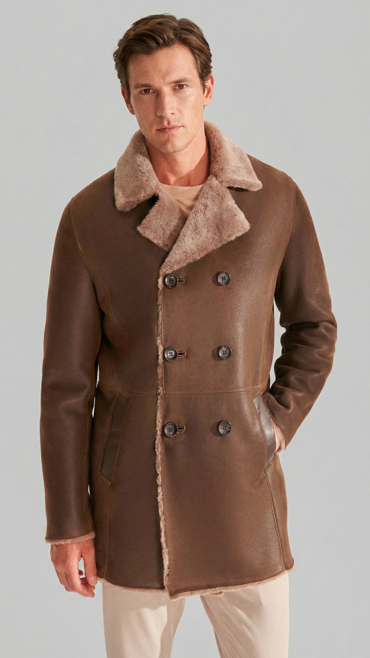 HERMES by Vorteleather — Men's Shearling Coat