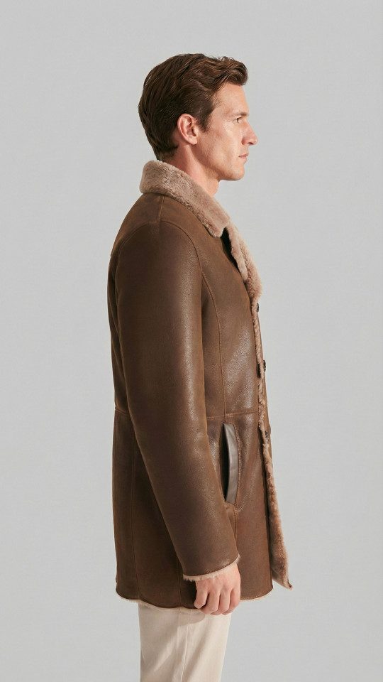 HERMES by Vorteleather — Men's Shearling Coat