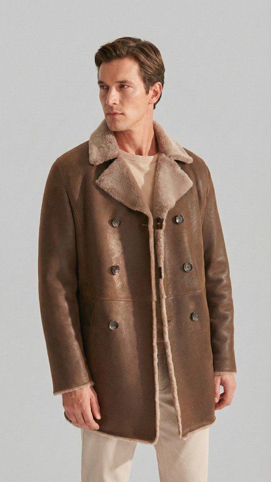 HERMES by Vorteleather — Men's Shearling Coat