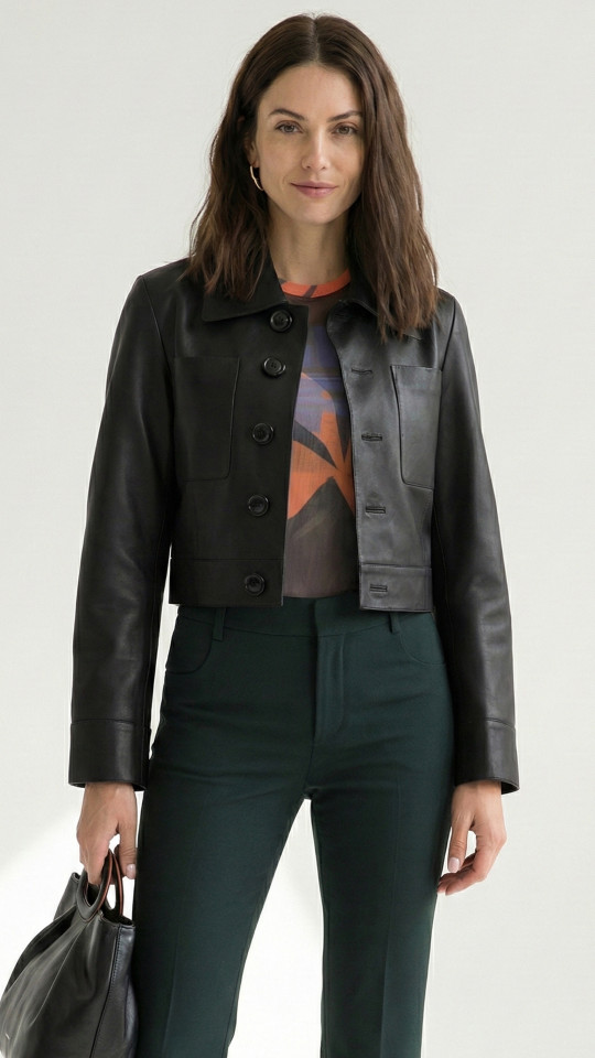 IMPREZA by Vorteleather — Women’s Leather Jacket