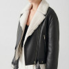 JUDY by Vorteleather — Women's Oversized Shearling Aviator Jacket