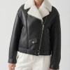 JUDY by Vorteleather — Women's Oversized Shearling Aviator Jacket