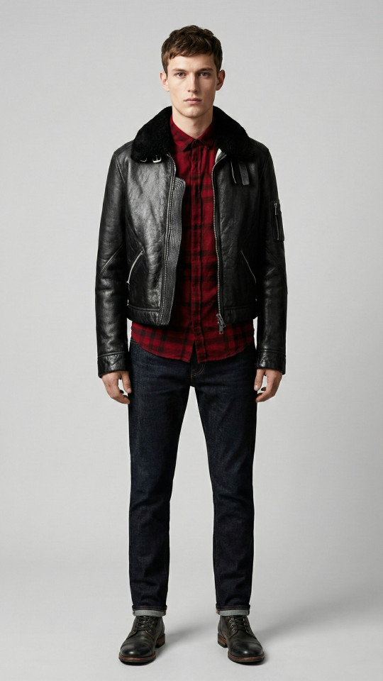 KAMIKADZE by Vorteleather — Men's Leather Jacket