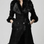 KATANA by Vorteleather — Women's Black Shearling Coat