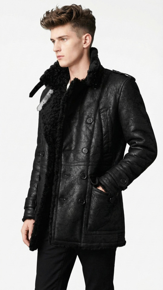 MERCURY «L» by Vorteleather — Men's Shearling Coat
