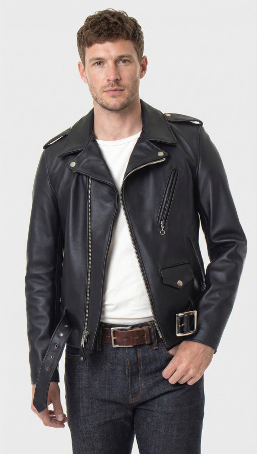 NEGAN L (Longer Version) by Vorteleather — Men's Leather Jacket