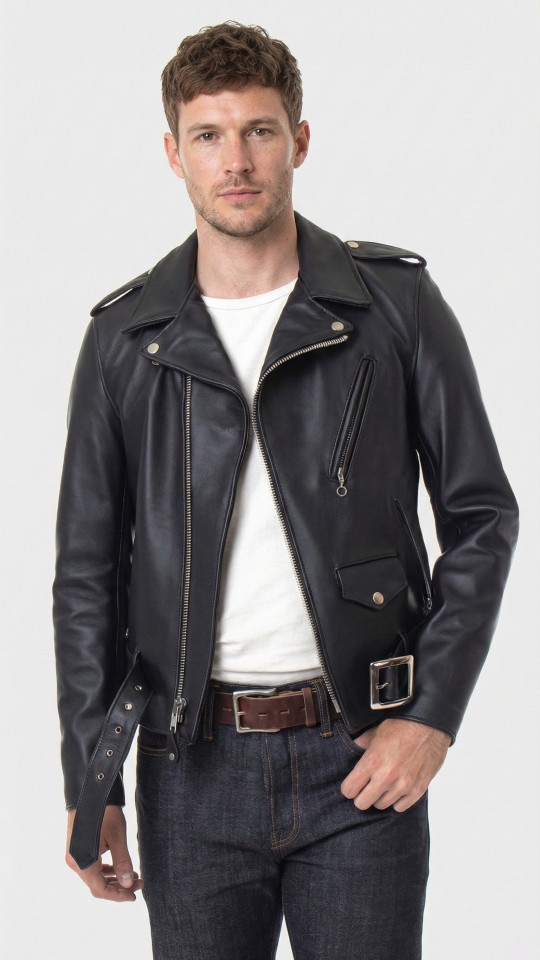 NEGAN L (Longer Version) by Vorteleather — Men's Leather Jacket