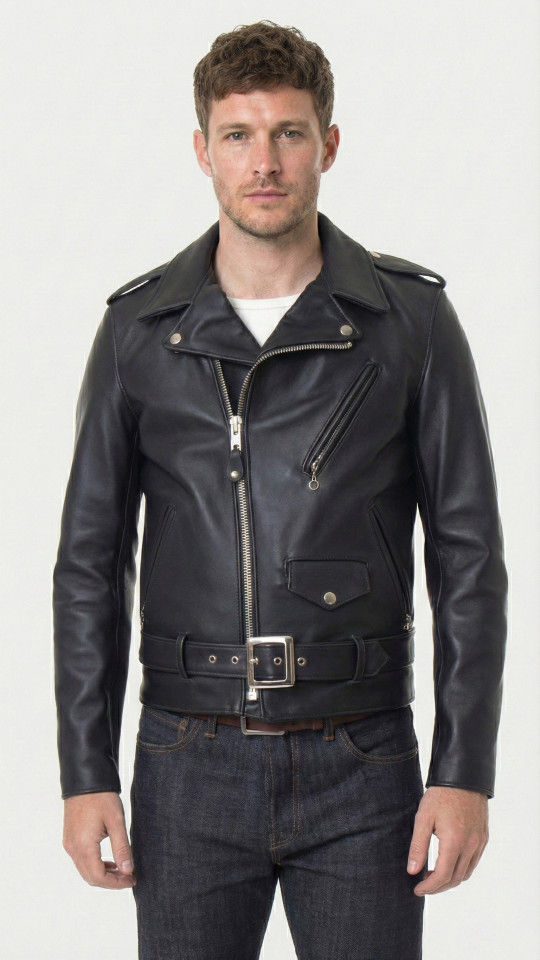 NEGAN L (Longer Version) by Vorteleather — Men's Leather Jacket