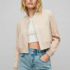 NOVA by Vorteleather — Women's Suede Bomber Jacket