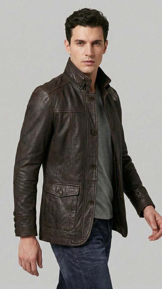PHANTOM by VorteLeather - Men's Leather Blazer