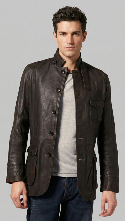 PHANTOM by VorteLeather - Men's Leather Blazer