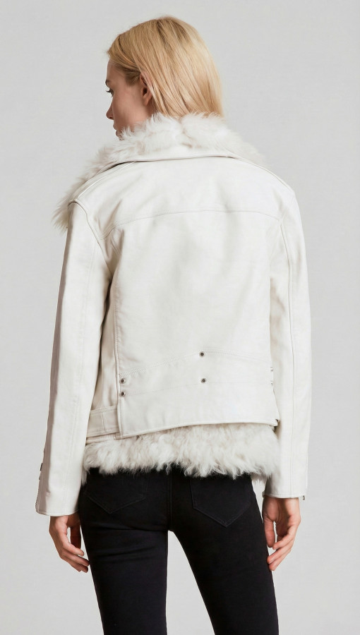 SONIA by Vorteleather — Women's Convertible Shearling Jacket