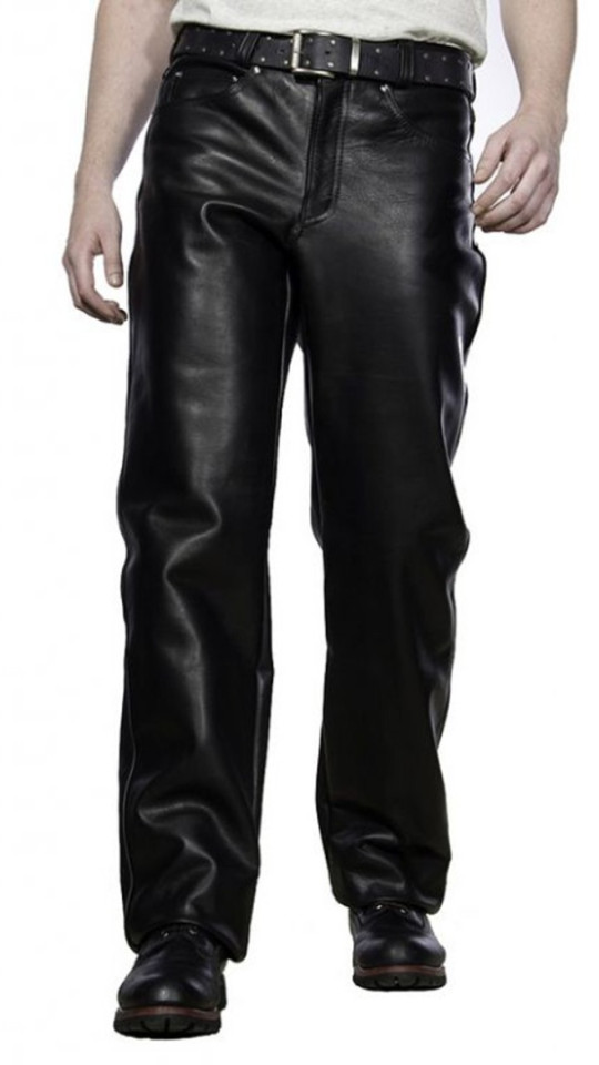 MONOLITH by Vorteleather чоловічі шкіряні штани — Men's Leather Pants
