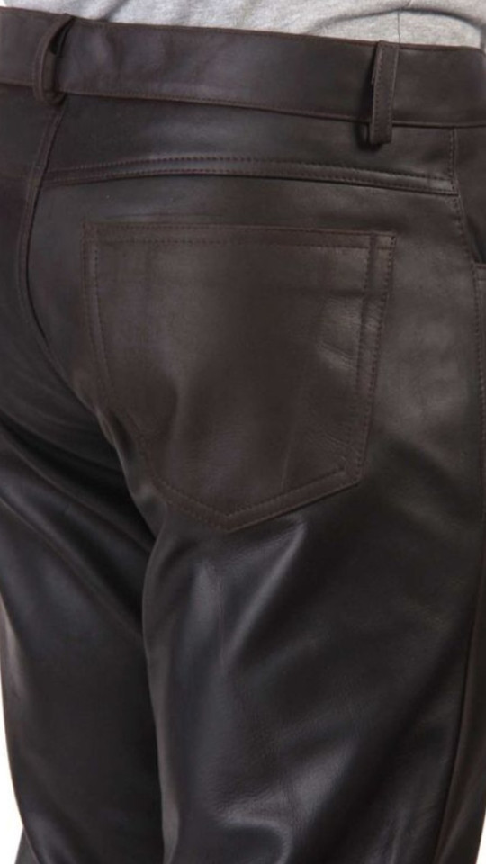 ROTOR by Vorteleather чоловічі шкіряні штани — Men's Leather Pants