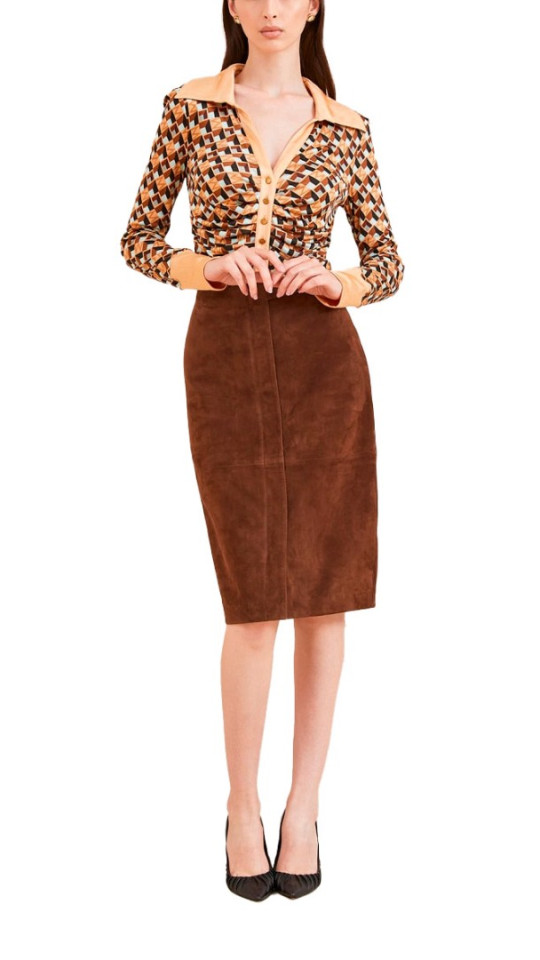 FRIDA by Vorteleather — Women's Leather Skirt