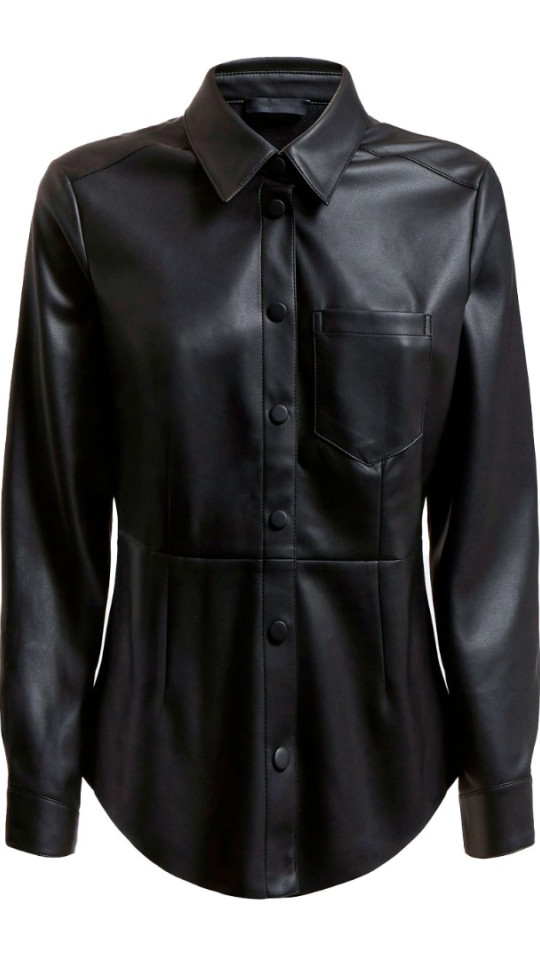 ELLEN by Vorteleather — Women's Leather Shirt