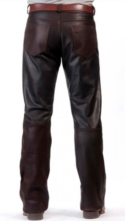 ROTOR by Vorteleather чоловічі шкіряні штани — Men's Leather Pants