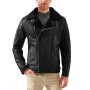SHELBY by Vorteleather — Men's Shearling Biker Jacket