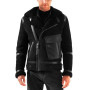 SHOTGUN by Vorteleather — Men's Shearling Biker Jacket